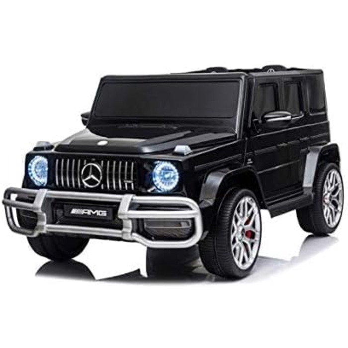 Дитячий електромобіль FINOOS Mercedes G63 AMG 2-місний, двомісний дитячий електромобіль з пультом дистанційного керування - шкірян