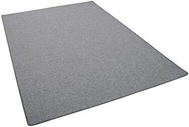 Велюровий килим Антрацит в 24 розмірах 100х100 см