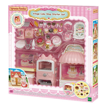 Набір Sylvanian Families 5807 Кондитерська для стартового будинку доповнення з функціональною духовкою та аксесуарами, іграшка для дітей від 3 років