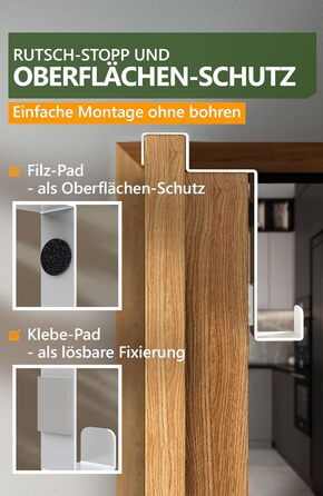 Дверні гачки 4smile - набір з 10 шт. , білі - дверні гачки з нержавіючої сталі для підвішування всередині, складні двері дверні га