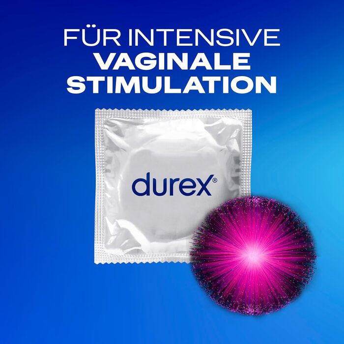 Презервативи Durex Intense, рифлені та з бульбашками, 10 шт