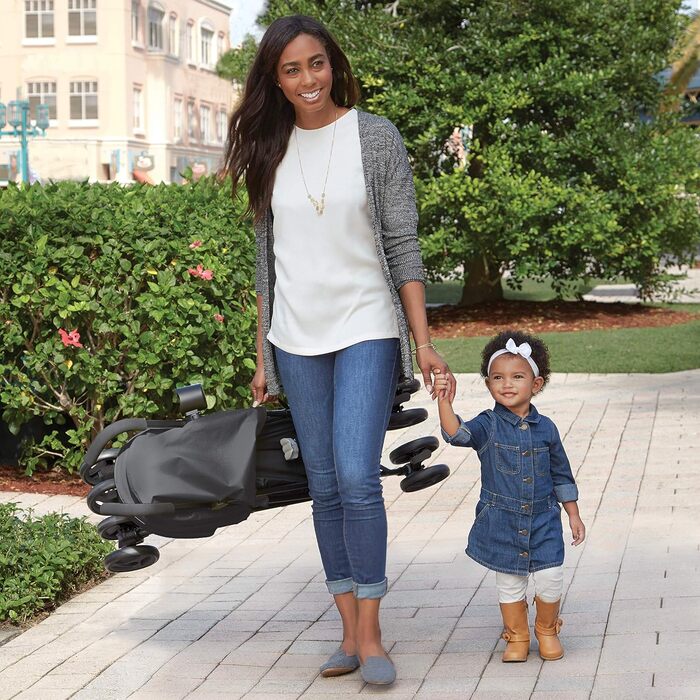 Коляска Graco TraveLite, від народження до приблизно 3 років (0-15 кг), легка, складна, з положенням для сидіння, плавно регульова