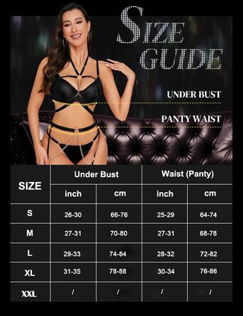 Жіночий 7-частинний сет сексуальної білизни, ремінці та панчохи, S