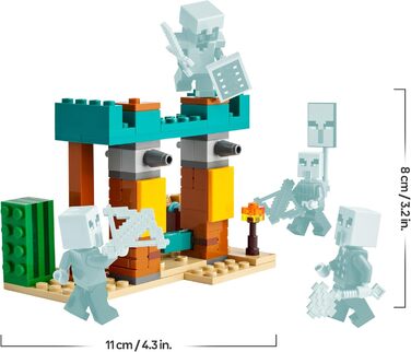 Конструктор LEGO Minecraft 21267, Пустельний Патруль Вілдротників, 105 деталей