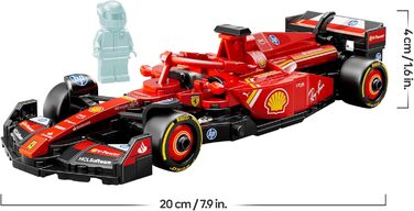Конструктор LEGO Speed Champions Ferrari SF-24 F1 Racing Car 77242, 275 деталей, гоночний болід