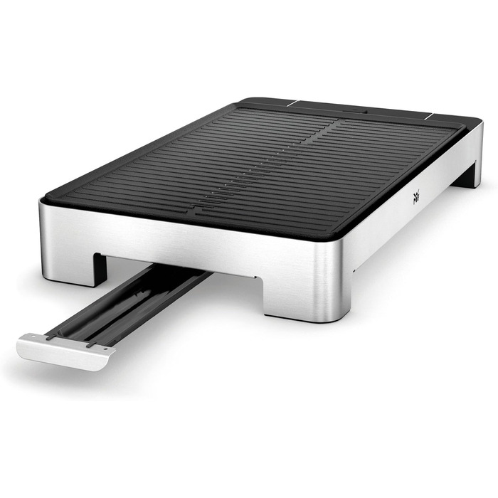 Стіл гриль ребристий, 2000 Вт, пластина гриль електрична, електрогриль зі столом налаштування змінної температури/електрогриль без підставки