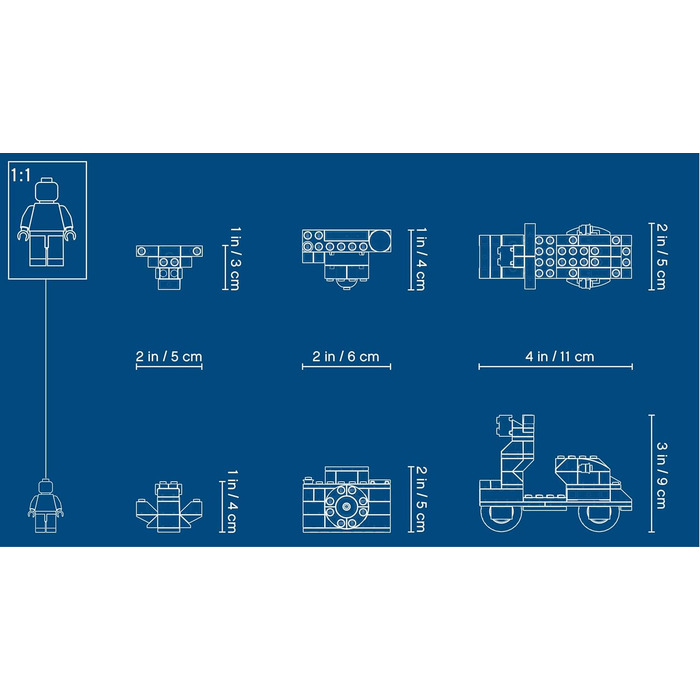 Конструктор LEGO Classic Велика коробка з кубиками, 790 деталей