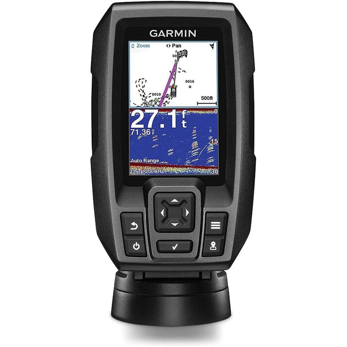 Датчик Garmin Chirp-fishfinder Striker 4, з двопроменем і GPS, чорний, OneSize, 0753759147020