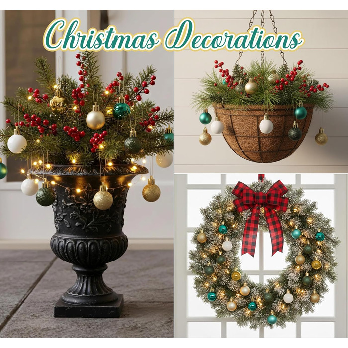 Набір з 49 предметів ялинкових прикрас Agoer