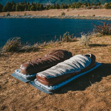 Спальний мішок Naturehike Snowbird з качиного пуху для мами, професійний спальний мішок для кемпінгу на природі, унісекс спальний мішок для дорослих 550 г/хакі/M