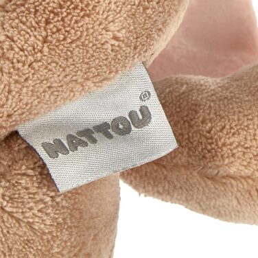 М'яка іграшка Nattou Кролик Ніна плюшева, 30 см рожево-бежева