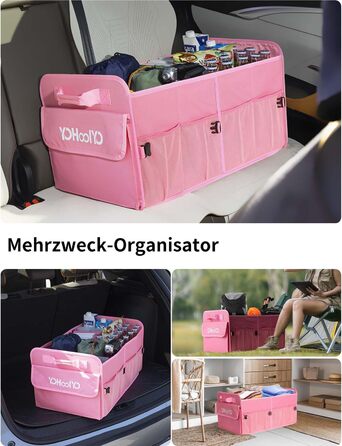 Організатор багажника складний 72 л автомобільний багажник сумка підтримує 35 кг 600D оксфордська тканина водонепроникний нековзни