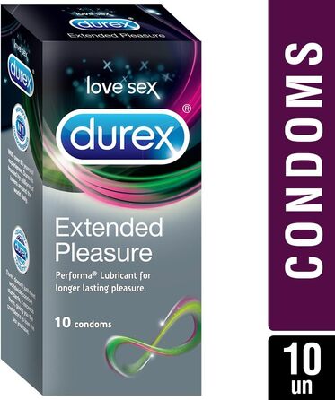 Презервативи Durex, подовженого задоволення - 10 шт. (1 упаковка)