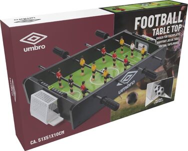 Настільний футбол Umbro – компактний стіл з 12 гравцями та 2 м’ячами