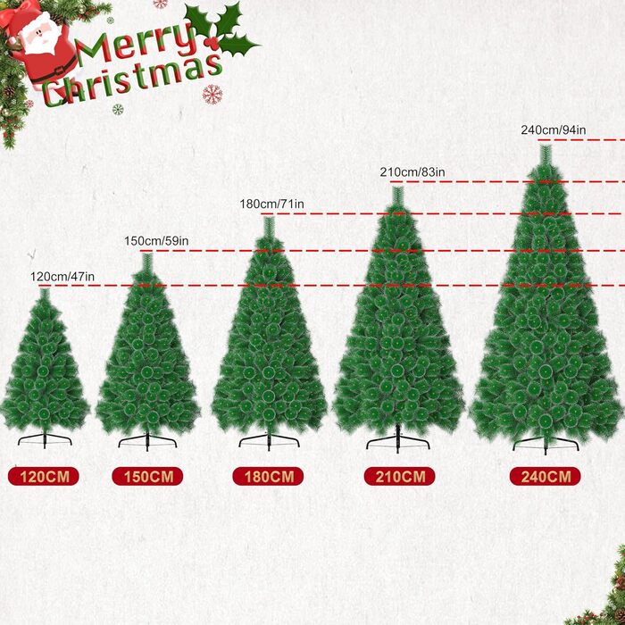 Штучна ялинка 120 см зелена VA-Cerulean