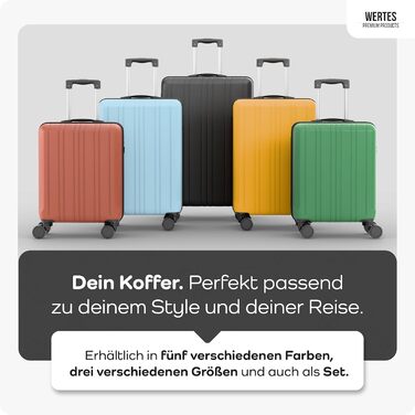 Валіза ручна поклажа 55x40x20 см - 36 л - Валіза з TSA замком та подвійними колесами, дорожня валіза, візок для ручної поклажі, кабінна валіза - 55x40x20 см Чорна