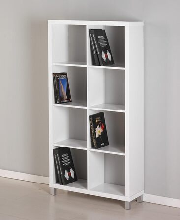 Комплект шафи Kubox - полиця, 8 відділень, білий