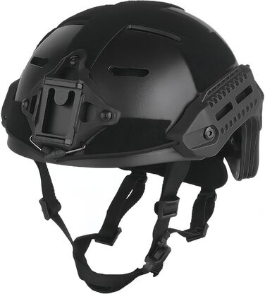 Тактичний шолом MK M.ETK F1UX у стилі комфортної внутрішньої підкладки для спорту на свіжому повітрі, полювання, стрільби, страйкболу, чорного кольору