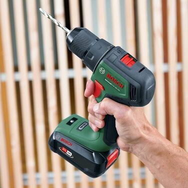 Дім і сад Bosch UniversalDrill 18V-60 акумуляторний дриль-шуруповерт (без акумулятора, 18 В, в коробці) чорний