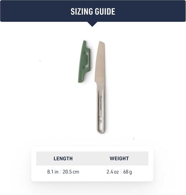 Ніж для чищення овочів Sea to Summit Detour з нержавіючої сталі - 9 см