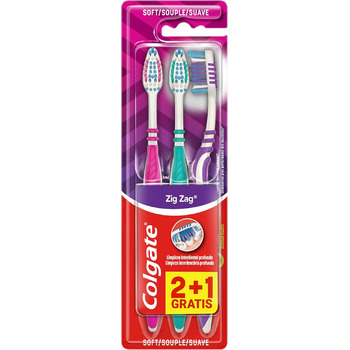 Зубна щітка Colgate зигзаг м'яка, 3 шт.