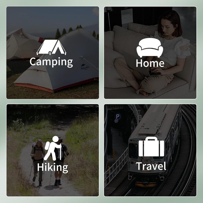 Спальний мішок Naturehike, ідеальний для дорослих та дітей, водонепроникний, легкий, з ковдрою, спальний мішок на 3-4 сезони для кемпінгу, подорожей, активного відпочинку на свіжому повітрі, 190 x 75 см, зелений, лівий