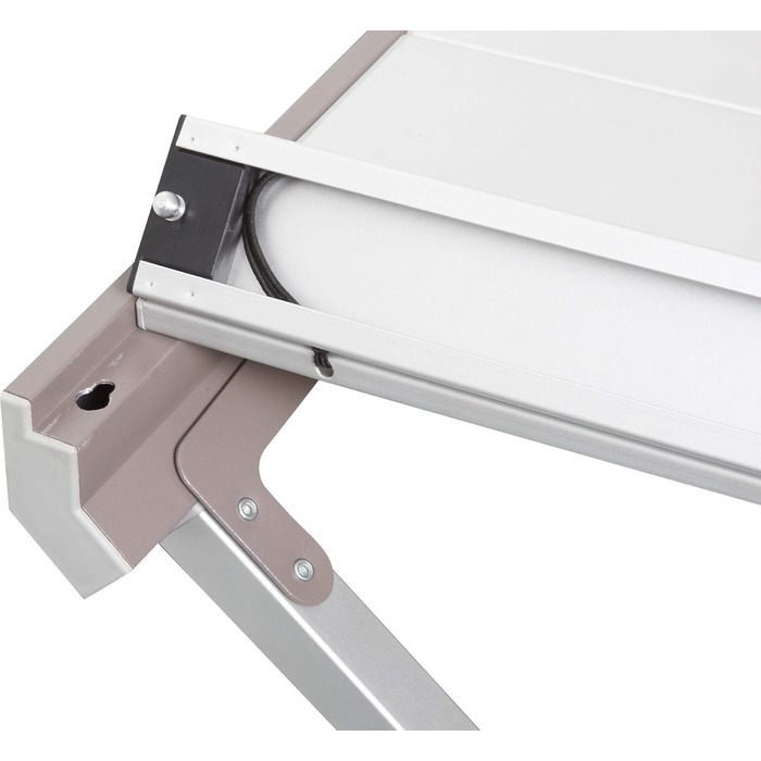 Стіл Brunner Titanium Axia 4 сріблясто-чорний