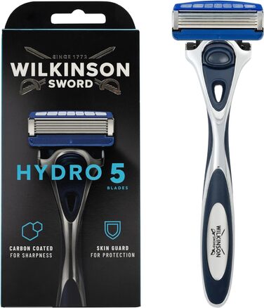 Удосконалена бритва Wilkinson Sword Hydro 5 Skin Protection з 4 змінними лезами (ука (1 упаковка), сучасна)