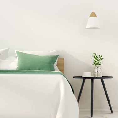 Металевий журнальний столик, 46 x 50 см, сучасний круглий диван-столик для вітальні, чорний, практична тумбочка для спальні