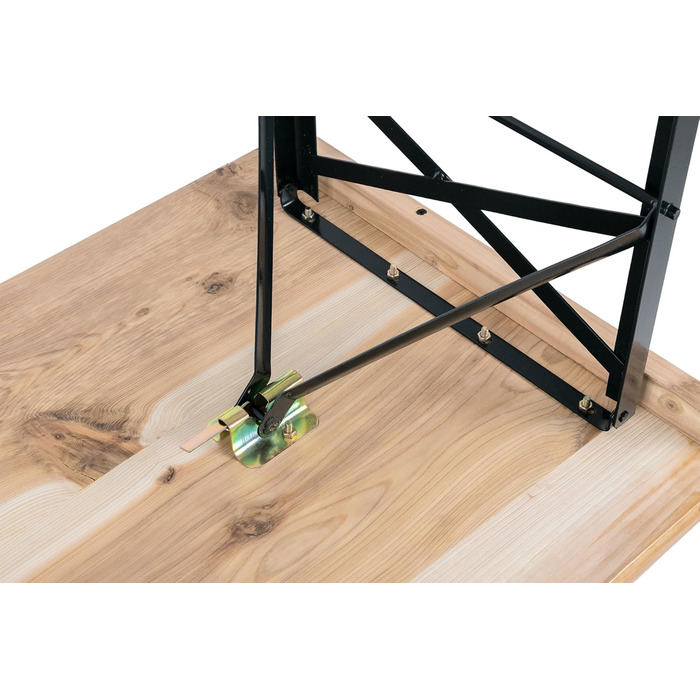 Пивний стіл Stagecaptain BBT-180 Hirschgarten, 177 см - Міцний пивний стіл (177 см завдовжки) - Лакована поверхня - Складаний - Легко зберігати та транспортувати