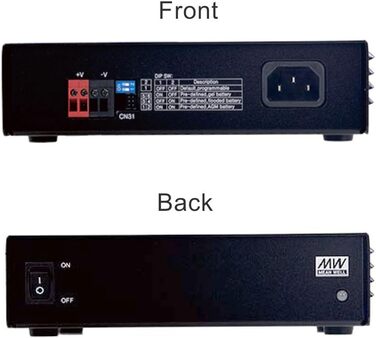Програмований зарядний пристрій WITTKOWARE ENC-240-48 для свинцево-кислотних або літієвих акумуляторів, макс. 57,6 В/DC, 4 A ENC-240-48 (57,6 В/4 A)