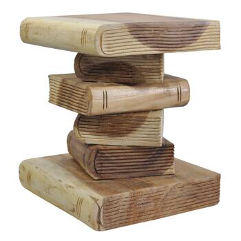 Табурет для книг, приставний столик, підставка для квітів, колонний стілець, тумбочка біля ліжка, квіткова колона (13435 - висота 31 см)