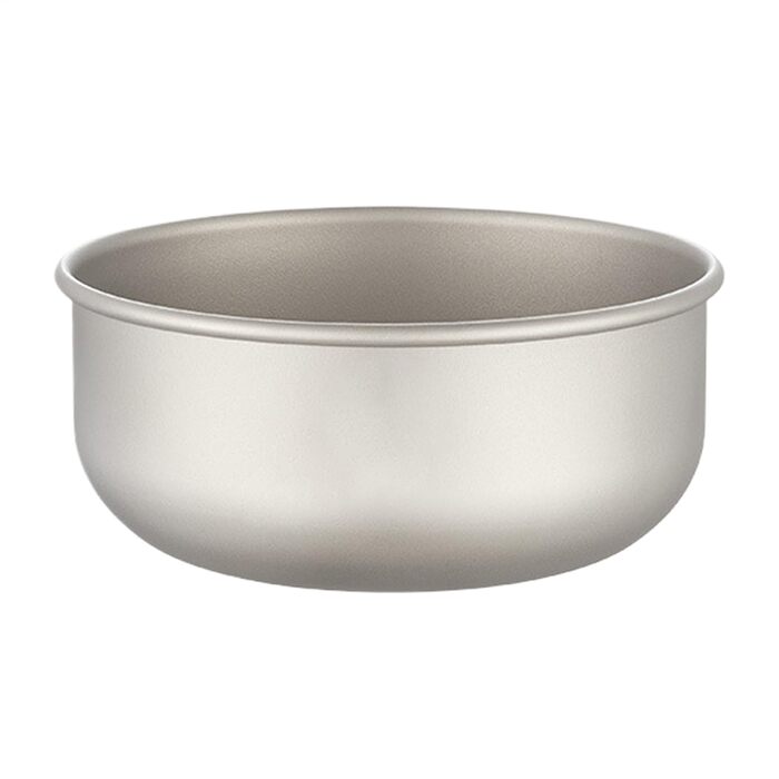 Легка титанова миска Портативна титанова миска для кемпінгу Надлегка титанова миска Миска/тарілка для пасти, миска для фруктів, портативні десертниці для походів, кемпінгу, піших прогулянок, пікніків, придатна для миття в посудомийній машині