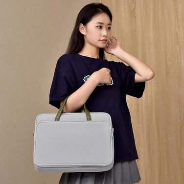 Чохол для ноутбука з плечовим ременем для ноутбуків діагоналлю 40,6 см (16 дюймів), містка ділова сумка для подорожей та поїздок н