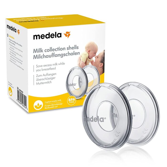 Оболонки Medela Milk Collection - BPA-, виготовлені з м'якого, гнучкого силікону, включають 2 оболонки багатокольорові 2 шт. и (1 упаковка)