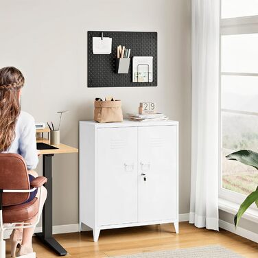 Шафа для документів, що замикається, багатоцільова металева шафа, сталева шафа для інструментів, офісна шафа з 2 дверима, шафа для майстерні, невелика шафа, шафа для зберігання речей, картотечна шафа, біла