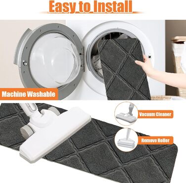 Килимків для сходів, 55 x 19 см, протиковзкі, самоклеючі, для приміщень, можна прати в пральній машині, самоклеючий килимок для сходів для дітей, людей похилого віку та домашніх тварин, 55 см x 19 см, темно-сірий, 15