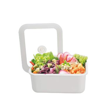 Емальований контейнер для зберігання продуктів у вакуумному герметичному контейнері M 1,12 л 18 x 12 x 8,5 см Зберігає свіжість продуктів значно довше Захищає продукти від бактерій та грибків Вакуумний насос не входить до комплекту