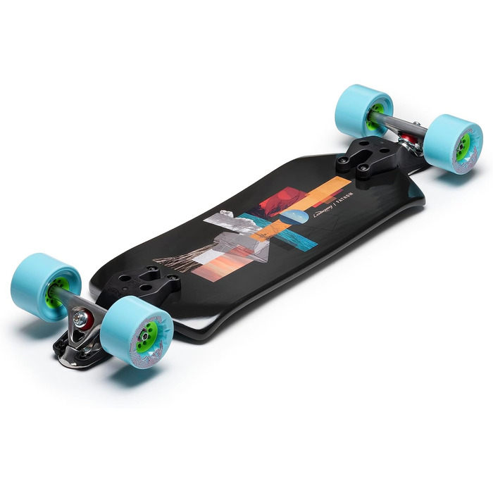 Лонгборд Loaded Boards Fathom для скейтборду Orangatang Caguama 85 мм/77a, радіатор