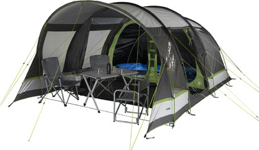 Намет чотиримісний High Peak Garda 4.0 Light Grey/Dark Grey/Green (11821)