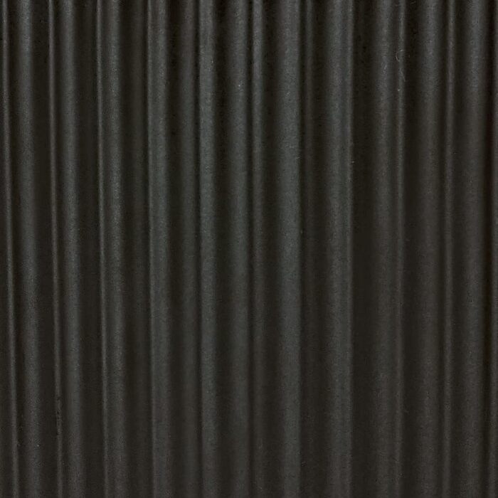 Круглий керамічний горщик для рослин Storeo Basics з ребристим покриттям, 20,3 см, чорний, одинарний (20,3 см) чорний