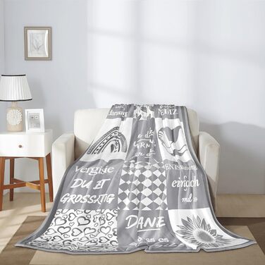 Подарунки для дівчини м&39яка ковдра 150 x 200 см - обіймальна ковдра для жінок та чоловіків, подарунки для найкращої подруги, сестри, колеги, мами, коханих - на дні народження, Різдво, річниці. Сіра обіймальна ковдра 150 x 200 см