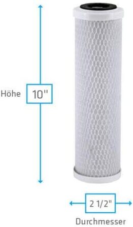 ФІЛЬТР ВОДИ НІМЕЧЧИНА Класична система зворотного осмосу зі змінними фільтрами на 3 роки - 285 літрів питної води щодня - екологічна, проста в установці без бісфенолу А