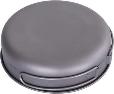 Титанова сковорода з антипригарним покриттям 15 см Легка сковорода Сковорода Походи Кемпінг Маленька тарілка Чаша Відкритий посуд