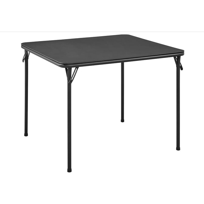Складаний стіл BOOSDEN, багатофункціональний стіл, складний стіл для кемпінгу, саду, балкону, обідньої зони, 80 см x 80 см x 70 см, чорний
