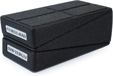 Комплект клинів для йоги з піни EPP (3 шт.) (один розмір) (чорний)