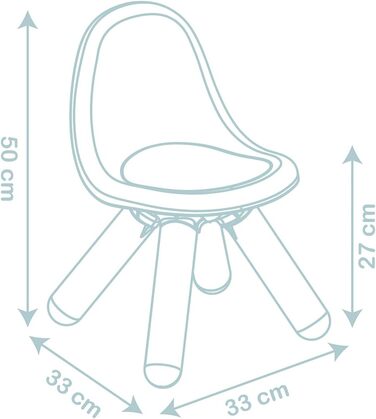 Дизайнерський дитячий стілець для дітей від 18 місяців, для внутрішнього та зовнішнього використання, пластик, ідеально підходить