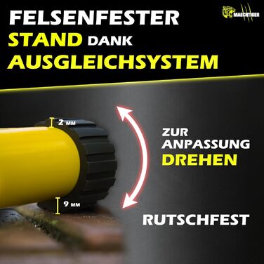 Преміум-паралелети - надзвичайно довгі ручки/бруси для віджимань зі сталі - не хитаються завдяки системі балансування - не ковзають та не завдають шкоди суглобам - для калістеніки, фітнесу, використання в приміщенні та на вулиці