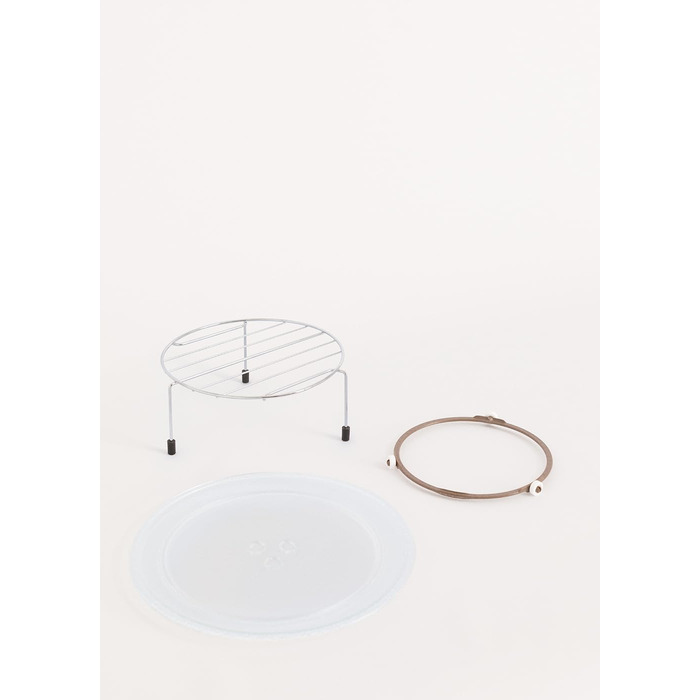 СТВОРИТИ/МІКРОХВИЛЬОВА ПІЧ РЕТРО/Цифрова мікрохвильова піч з функцією гриля кремово-білий/ретро стиль, ємність 20 л, посуд Ø245 мм, 3 програми, 9 попередньо встановлених меню, багатоступеневе приготування, РК-дисплей