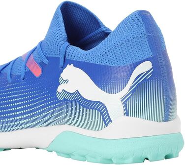 Футбольні бутси Puma Unisex Future 7 Match TtSoccer 41 EU Bluemazing Puma White Electric Peppermint